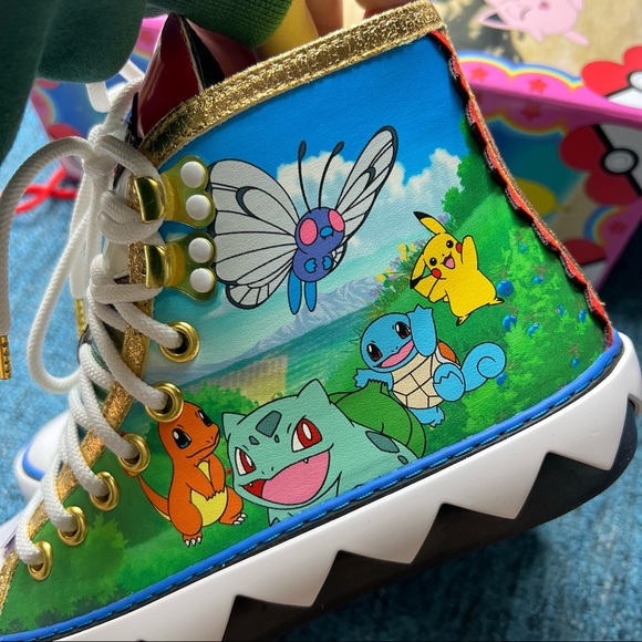Irregular Choice x Pokemon Walk It Out High Top Sneakers - Picture 3 of 10